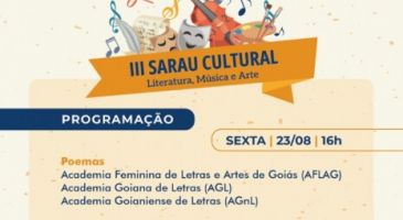 Aflag no III Sarau Cultural - Literatura, Música e Arte do TRE-GO