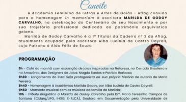 Celebração do Centenário de nascimento de Marilda Godoy Carvalho