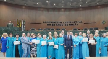 Homenagem da Alego aos 55 anos da Academia Feminina de Letras e Artes de Goiás